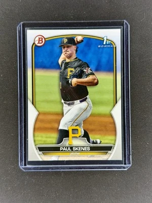 Paul Skenes (novato) 2023 Bowman Draft #BD-14 Pittsburgh Pirates Cy Young Foto 1 de 2