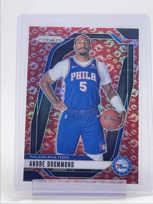 ANDRE DRUMMOND 2024-25 PANINI PRIZM DRAGON YEAR 76ERS /88 Q4856 - Image 1 of 2