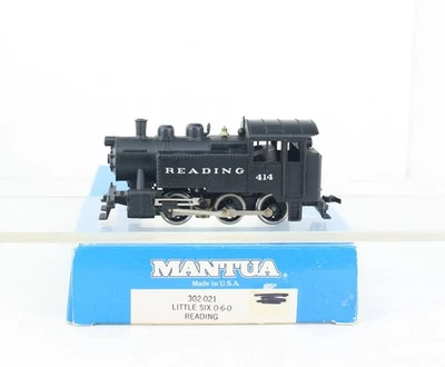 HO Scale Mantua Reading 0-6-0 Tank Locomotive “Little Six” 302-021 - Image 1 of 4