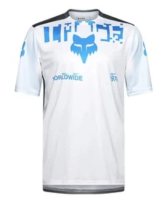 Brandneu Fox Racing Herren Ranger Digi Image MTB Kurzarm Trikot $ 60 M weiß - Bild 1 von 2