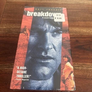 Breakdown VHS Tape Factory Sealed Kurt Russell Thriller - Imagen 1 de 6