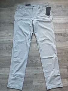 Lululemon Men’s ABC Pant Classic 5 Pocket LM5AQMT Warpstreme 36x37 Silver Sild - Picture 1 of 11