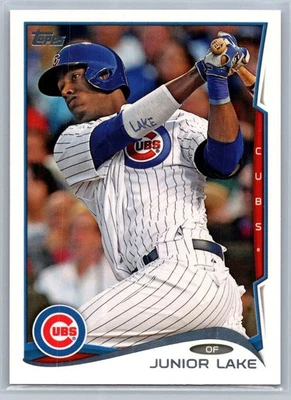 2014 TOPPS CARD # 10 Junior Lake - Chicago Cubs - Image 1 of 2