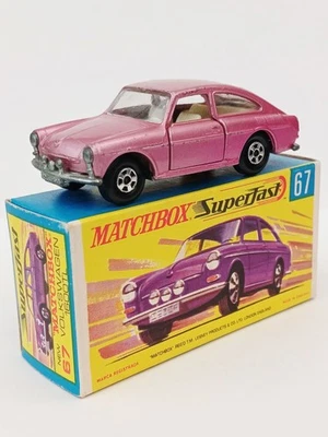 Matchbox Superfast Nº67 Volkswagen 1600TL Raro Luz Púrpura IMPRESIONANTE ESTADO Foto 1 de 4