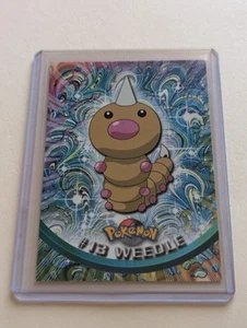 2000 Topps Chrome Pokemon Series 1 #13 Weedle TV Animación Edición LP - Imagen 1 de 2
