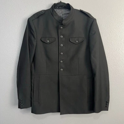 Abrigo Tiger of Sweden Blythe BZ Mezcla Lana Negro Para Hombre Talla 50 Chaqueta Oficial Deportiva Foto 1 de 4