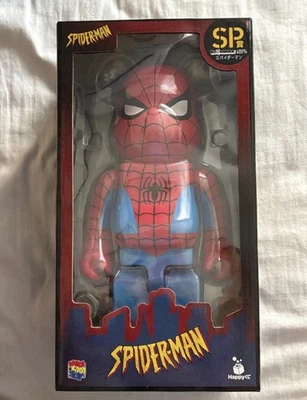 BE@RBRICK 蜘蛛侠 400% 漫威快乐彩票 最后奖 限量 罕见 全新 — 第 1/4 张图片