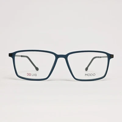 Gafas cuadradas de titanio MODO ETA 3D LAB ultraligeras para hombre en azul gasolina | 55 mm Foto 1 de 4