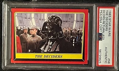 James Earl Jones Signed AUTO Topps Star Wars Return of the Jedi #56 PSA/DNA - Image 1 of 3