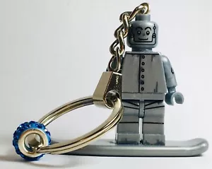 Silver Surfer Keychain & Present Box - custom handmade Hamburger Keychain - C22 - Picture 1 of 3