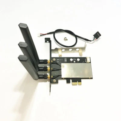 For Broadcom BCM943602CS 802.11AC WiFi+Bluetooth 4.0 PC Desktop WLAN Card PCIE1X - Image 1 of 4