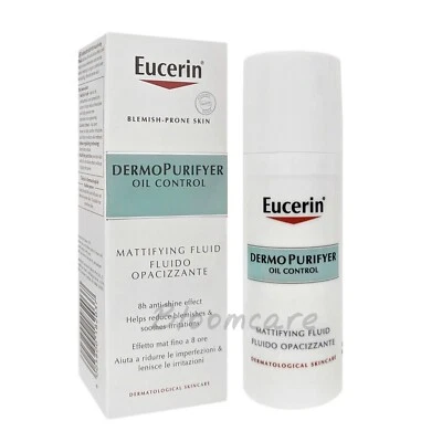 Eucerin DermoPurifyer Crema Matificante Líquida 50 ml Exp.06/2027 Foto 1 de 3