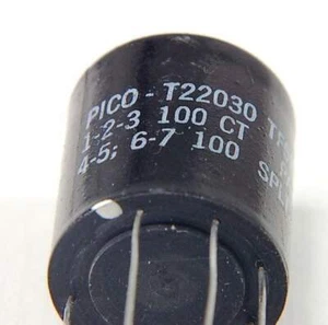 Lot of 50  PICO - T-22030 - TF5R21ZZ - Ultra Miniature Audio Transformer, CT 1:1 - Picture 1 of 5