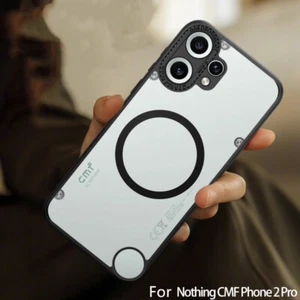For Nothing CMF Phone 2 Pro Mate Magnético Suave TPU + PC Estuche Trasero Cubierta Transparente - Imagen 1 de 12
