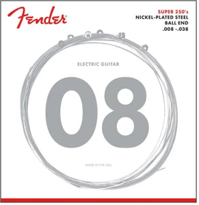 Fender Super 250 XS Nickel Plated Electric Guitar Strings 8-38 - 1-3 Packs - Picture 1 of 1