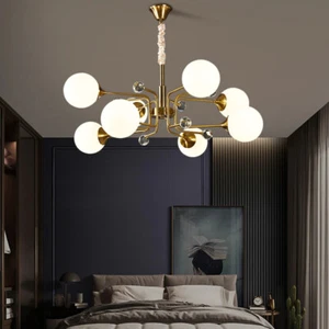 Dining Room Chandelier Light White Bedroom Pendant Light Kitchen Pendant Lights - Picture 1 of 5