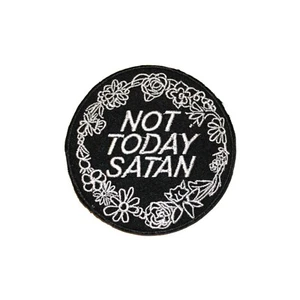 Not Today Satan à Repasser Patch Bianca Del Rio Ru Paul Drag Race Floral Cadeau - Photo 1/4