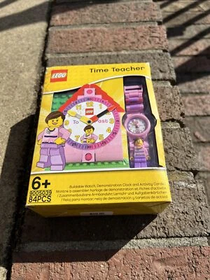 LEGO Time Teacher Girl con Juego de Reloj de Demostración Reloj para Niños 9005039 Caja Abierta Foto 1 de 3