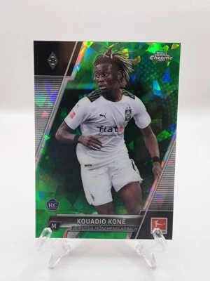 Kouadio Kone 2021-22 Topps Chrome Bundesliga SAPPHIRE GREEN REFRACTOR Rookie /75 - Image 1 of 2