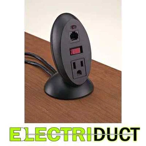  Eierdurchführung Desktop Power Rechenzentrum - 9,5 Fuß - Netzschalter - Doug Steckdose - Bild 1 von 2