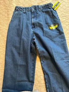 Vintage Lee Jeans High Waist Tapered Leg Green 8 PET 26 Waist Union Made In USA - Picture 1 of 4