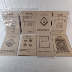 Complete 8 Pc LEARN TO QUILT Lesson Template Cute Outdoor House Design Pattern - Picture 1 of 24