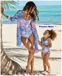 Traje de baño de una pieza Lilly Pulitzer nuevo con etiquetas Layne Sway With Me $148 talla 12 - Imagen 1 de 24