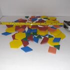 Wooden Pattern Blocks Teaching Homeschooling Count Problem Solving Create READ