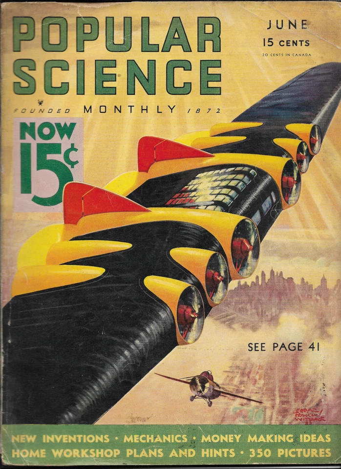 POPULAR SCIENCE--------JUNE 1933 - Image 1 of 1