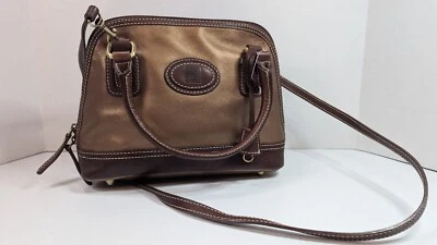 Bandolera Amanda de cuero Giani Bernini bronce metálico **NOTA nueva con etiquetas Foto 1 de 4