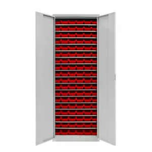 ADB Werkzeugschrank Werkstattschrank Metallschrank mit 108 Sichtlagerkästen - Bild 1 von 5