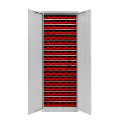 ADB Werkzeugschrank Werkstattschrank Metallschrank mit 108 Sichtlagerkästen - Bild 1 von 4