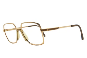 1980s vintage gold eyeglasses RODENSTOCK EXCLUSIV 651 Gold aviator pilot frame - Picture 1 of 12