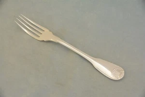 Tenedor de pescado Christofle Vendome Arcantia placa de plata de 7-5/8" sin monograma - Imagen 1 de 8