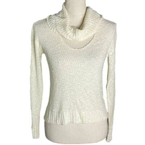 Chelsea & Violet White Knitted Sweater Shirt XS Cozy Soft Warm - Picture 1 of 9