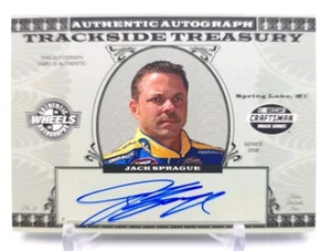 2008 Wheels American Thunder JACK SPRAGUE Trackside Treasury Auto NASCAR Truck - Picture 1 of 5