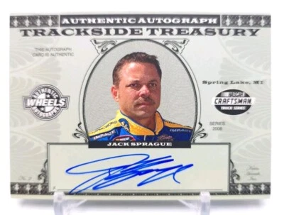 2008 Wheels American Thunder JACK SPRAGUE Trackside Treasury Auto NASCAR Truck - Image 1 of 4