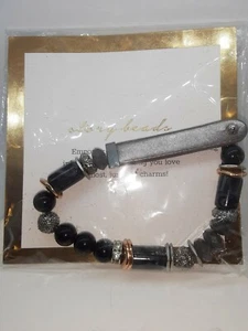 LAST ONE! Keep Collective BLACK STORY BEADS, sought/rare! nip! - Picture 1 of 5