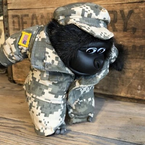 Bear Forces of America US Army Gorilla 7.5" Peluche Raro De Colección 1989 - Imagen 1 de 10