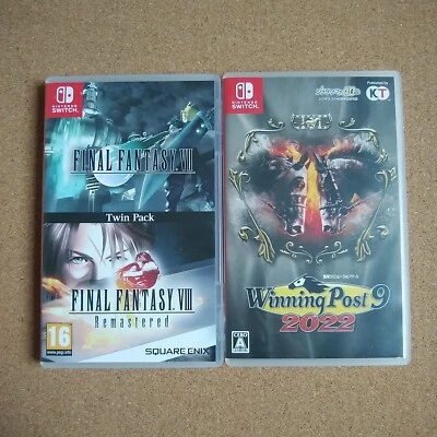 Nintendo Switch Winning Post 9 2022 and Final Fantasy Twin Pack Japanese Game - Image 1 of 4