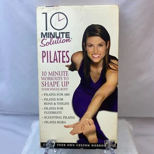10 Minute Solution: Pilates VHS - 10 Minute Workouts To Shape Up! - Picture 1 of 4