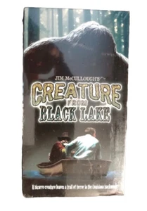 Jim Mccullough’s Creature From Black Lake Horror Halloween VHS Rare - Picture 1 of 5
