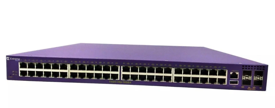 Extreme Networks 18104 Ethernet Switch 48 Ports PoE+ Gigabit V400-48P-10GE4 - Image 1 of 4
