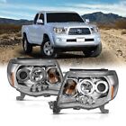 Anzo 121281 Projector Headlights Chrome Clear W/ Rx Halo For Tacoma 05-11