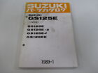 SUZUKI Genuine Used Motorcycle Parts List GS125E 9524