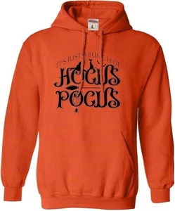 Halloween Unisex Sweatshirt Hoodie It's Just A Bunch Of Hocus Pocus Halloween - Picture 1 of 3