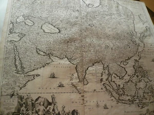 Accuratissima totius Asiae tabula -F.de Wit, anno 1690 - Picture 1 of 14