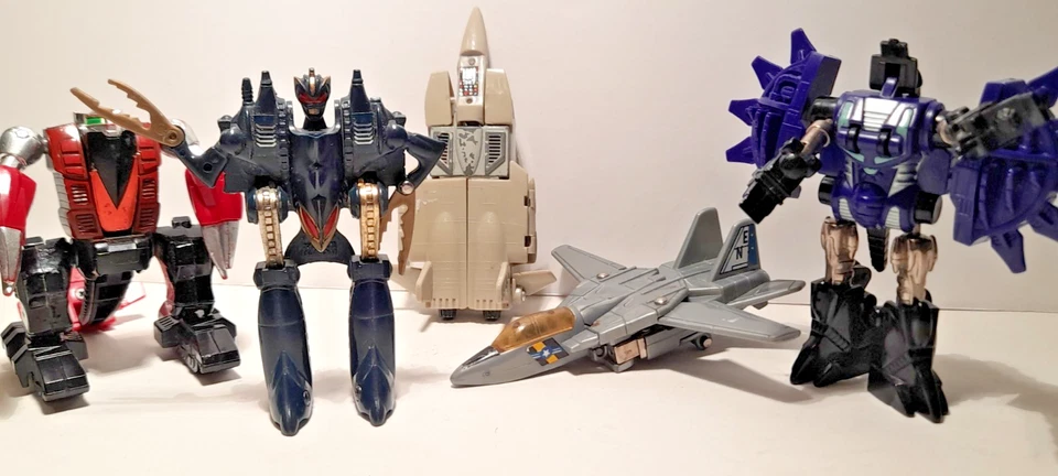 Lot de 5 robots GOBOTS TRANSFORMERS - BANDAÏ- - Photo 1/4