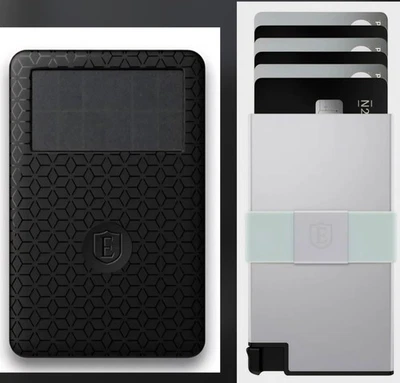 Silver Ekster Cardholder & Ekster Tracker Card (pre-owned, excellent condition!) - Image 1 of 4