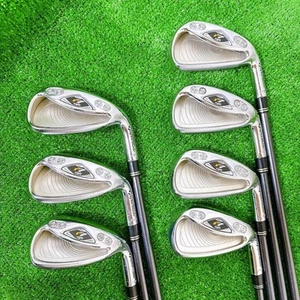 TaylorMade r7 CGB Max Iron Set 7pcs 5-9, PW, SW Original Carbon Shaft Flex S - Picture 1 of 10